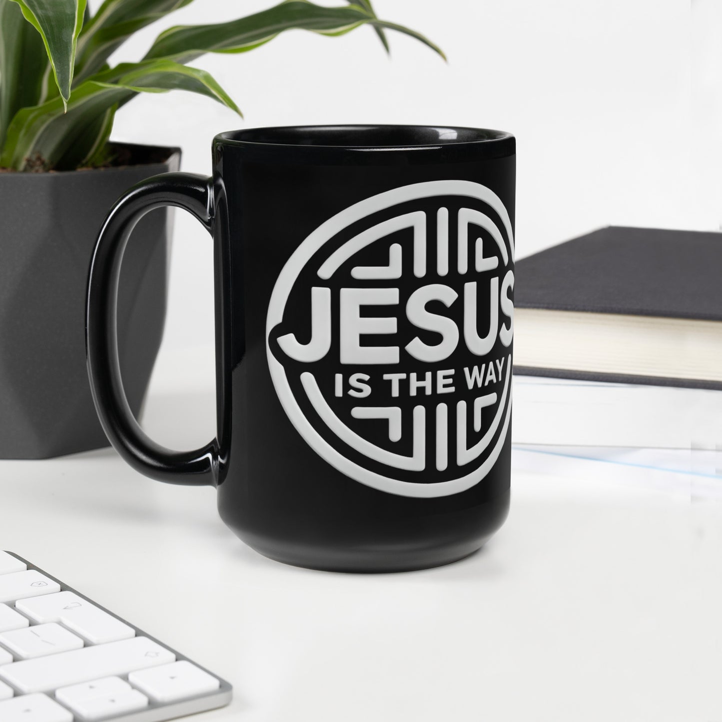 Mug noir brillant version 5