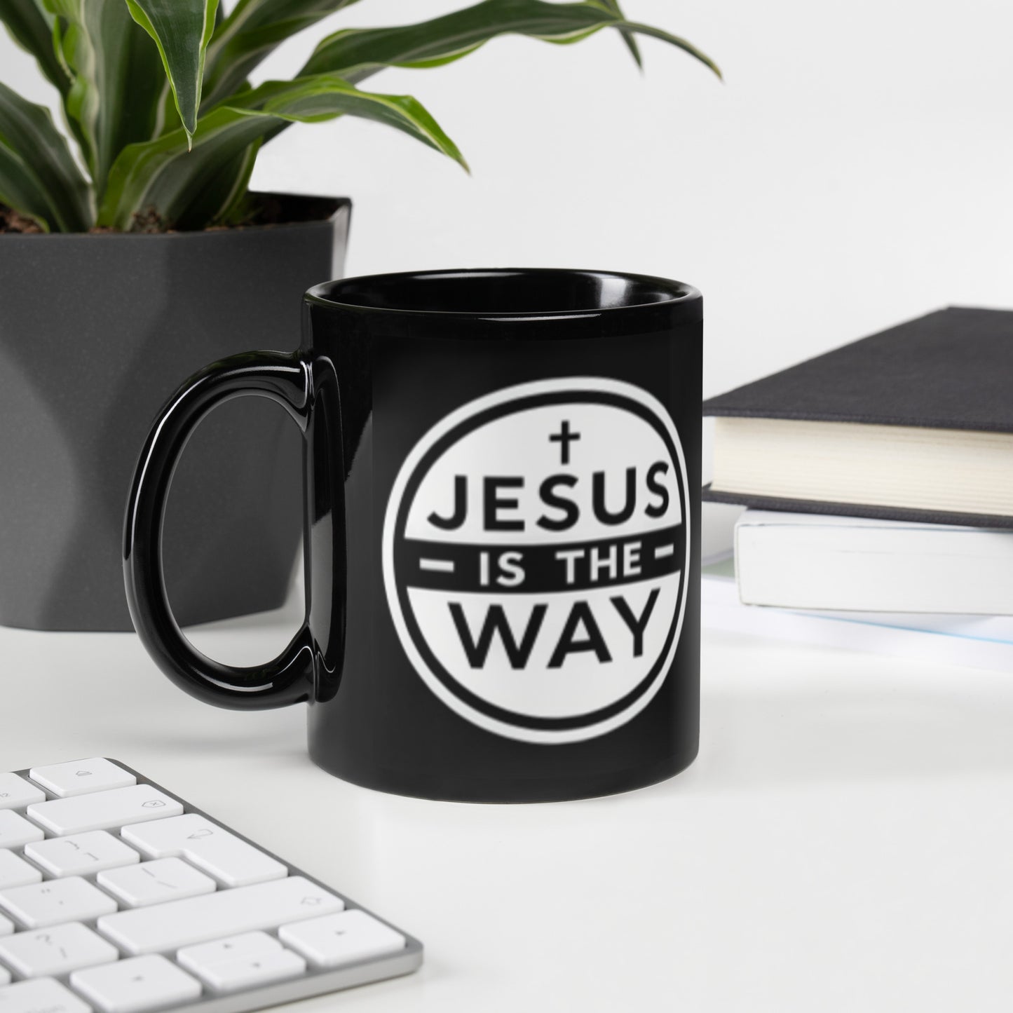 Mug noir brillant version 1