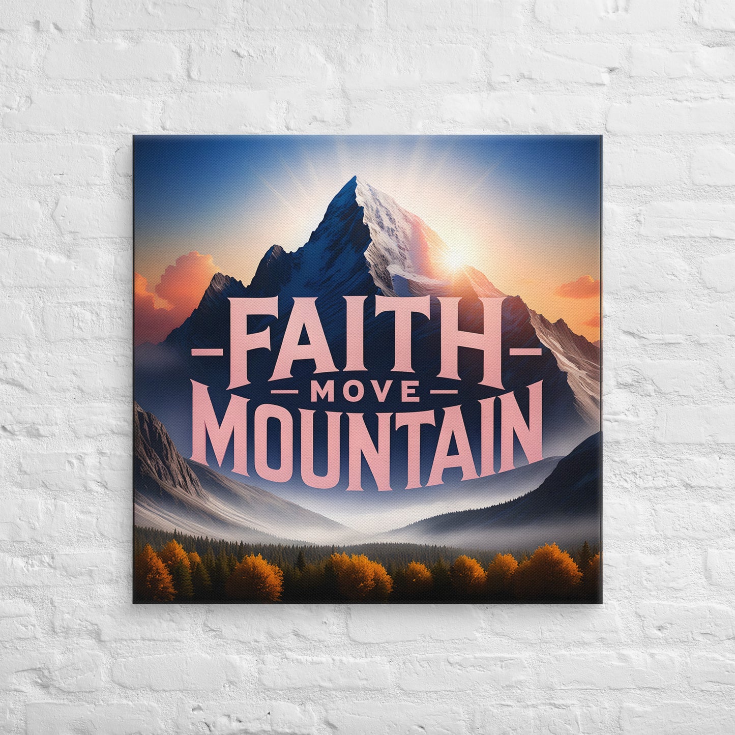 Toile Fait Move Mountain Version 2