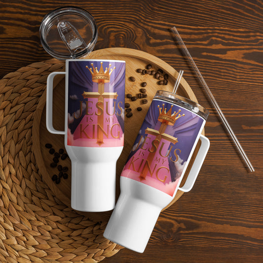 Travel mug with a handle Women Version 3