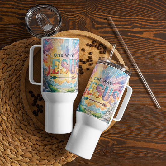 Travel mug with a handle Women Version 11