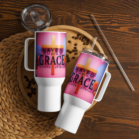 Travel mug with a handle Women Version 16